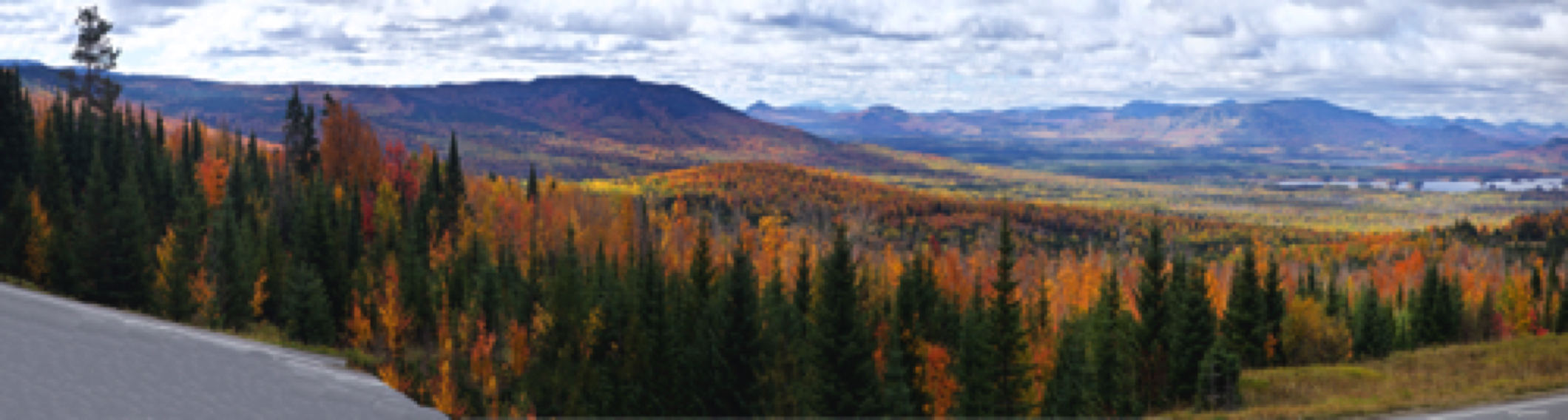 Looking toward Canada, Northern Maine